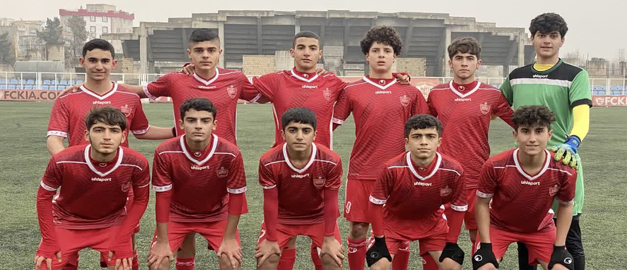 دیدار نونهالان پرسپولیس و نونهالان کیا با هشت گل، برنده نداشت